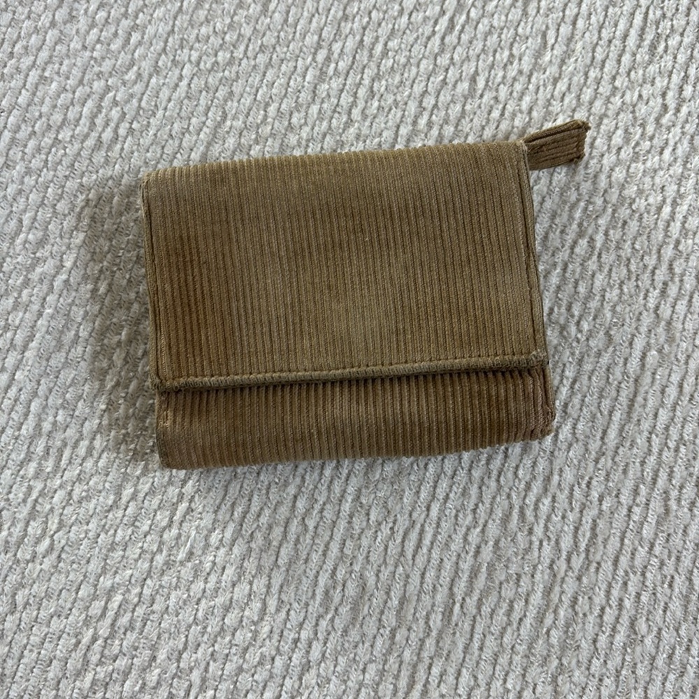 Accessorize corduroy wallet